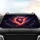 Swirling Heart Ethereal Nebula Light Trails - Car Interior Upgrade Car Sunshade - 4