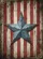 Weathered Metal Star Distressed American Flag - Farmhouse Decor Gift Garden Flag - 6