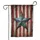 Weathered Metal Star Distressed American Flag - Farmhouse Decor Gift Garden Flag - 3