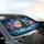 Fearless Cowboy Cat Riding Great White Shark - Cosmic Stars Travel Essentials Car Sunshade - 6