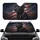 Black Labrador Patriotic Flag Distressed - Car Interior Upgrade Dog Lover Gift Car Sunshade - 1