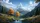 Jagged Snow-Capped Mountain Alpine Landscape Autumn Valley Stream - Road Trip Essential Car Sunshade - 7