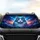 Fluffy Blue White Cat Cosmic Galaxy Space - Car Interior Upgrade for Cat Lover Car Sunshade - 4