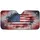 Abstract Watercolor American Flag Paint Splatter - Road Trip Essential for Patriot Drivers Car Sunshade - 3