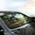 Idyllic Fairytale Stone Cottage Pond Wildflower Scene - Car Interior Upgrade Car Sunshade - 6