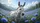 Majestic White Donkey Blue Flower Meadow - Car Interior Upgrade for Donkey Lovers Car Sunshade - 7