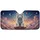 White Tiger Cub Sapphire Eyes Golden Filigree Celestial Car Interior Upgrade Car Sunshade - 3