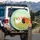 Five Plump Chickens Pastoral Hills - Farmhouse Decor Chicken Lover Gift Spare Tire Cover - 3