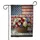 Rustic Wicker Petunia Daisy Basket American Flag Patriotic Home Decor Garden Flag - 3