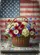 Rustic Wicker Petunia Daisy Basket American Flag Patriotic Home Decor Garden Flag - 6