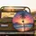 Tropical Palm Tree Beach Sunset Ocean Island - Adventure Travel Lover Gift Spare Tire Cover - 2