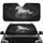 Majestic White Horse Rearing Dynamic - Car Interior Upgrade Travel Essentials Car Sunshade - 1