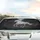Majestic White Horse Rearing Dynamic - Car Interior Upgrade Travel Essentials Car Sunshade - 5