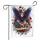 Bald Eagle USA 250 Years of Freedom Patriotic Floral - Independence Day Garden Flag - 3