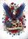 Bald Eagle USA 250 Years of Freedom Patriotic Floral - Independence Day Garden Flag - 6