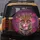 Jaguar Pink Bubblegum Sunglasses Plum Botanical - Wildlife Lover Gift Spare Tire Cover - 5