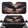 Bald Eagle American Flag - Independence Day Road Trip Gift for Veterans Car Sunshade - 1