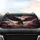 Bald Eagle American Flag - Independence Day Road Trip Gift for Veterans Car Sunshade - 4