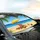 HELLO Summer Beach Umbrella Lounge Chair Sandy Beach - Road Trip Commute Accessory Car Sunshade - 6