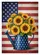 Sunflower Watering Can American Flag - Independence Day Home Decor for Flag Lovers Garden Flag - 6