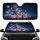 Waving American Flag Firework Starbursts - Independence Day Road Trip Accessory Car Sunshade - 1