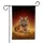 Regal Bengal Tiger Golden Terrain Crimson Sky - Wildlife Lover Home Decor Gift Garden Flag - 3