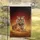Regal Bengal Tiger Golden Terrain Crimson Sky - Wildlife Lover Home Decor Gift Garden Flag - 5
