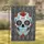 Sugar Skull Calavera Dancing Skeletons Día de los Muertos - Day of the Dead Celebration Garden Flag - 1
