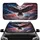 Majestic Bald Eagle American Flag Patriotic Smoke Stardust - Car Interior Upgrade Gift Car Sunshade - 1