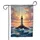 Lighthouse Rocky Ocean Waves Sunset - Coastal Home Decor Gift Garden Flag - 3