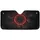 Cracked Dark Metallic Ring Glowing Red Energy Car Interior Upgrade Car Sunshade - 3