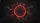 Cracked Dark Metallic Ring Glowing Red Energy Car Interior Upgrade Car Sunshade - 7