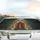 Fluffy Dog Peekaboo Dandelion - Car Interior Upgrade for Dog Lover Car Sunshade - 5