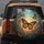 Amber Orange Monarch Butterflies Twilight Garden - Wildlife Lover Gift Spare Tire Cover - 5