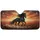 Black Friesian Horse Gallop Sunset – Flowing Mane Tail, Red Orange Blossoms Car Interior Upgrade Car Sunshade - 3