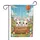 Fluffy Easter Bunnies Happy Easter Sign Spring Village - Easter Holiday Decor Garden Flag - 3