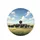 Black Yak Herd Grassy Hill Blue Sky Landscape - Wildlife Lover Gift Spare Tire Cover - 4
