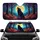 Black Wolf Howling Yellow Full Moon Gnarled Trees Autumn Night - Car Interior Upgrade Car Sunshade - 1