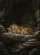 Majestic Bengal Tiger Sleeping on Rugged Rocks - Secluded Jungle Den Decor Gift Garden Flag - 6