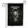 Memento Mori Skull Foliage Daisy - Gothic Decor Gift for Gothic Lover Garden Flag - 3
