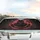 Intense Stare Gorilla Head Glowing Red Eyes Fiery Particles - Road Trip Gift Car Sunshade - 5