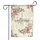Welcome Text Botanical Roses Eucalyptus Golden Butterflies - Home Decor Gift Garden Flag - 3
