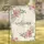 Welcome Text Botanical Roses Eucalyptus Golden Butterflies - Home Decor Gift Garden Flag - 1
