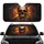 Glowing Molten Skull Fiery Splatter Car Interior Upgrade Car Sunshade - 1