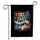 Field Day Let The Games Begin Peace Sign Stars - Celebration Event Decor Garden Flag - 3