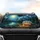 Vintage Travel Trailer Campfire Pine Forest Mountain Night Sky Road Trip Gift Car Sunshade - 4
