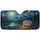 Vintage Travel Trailer Campfire Pine Forest Mountain Night Sky Road Trip Gift Car Sunshade - 3