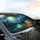 Vintage Travel Trailer Campfire Pine Forest Mountain Night Sky Road Trip Gift Car Sunshade - 6