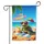 Hello SUMMER Green Sea Turtle Pink Sunglasses - Summer Vacation Gift for Beach Lover Garden Flag - 3