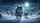 Moonlit Wild Wolves Running Deep Snow Forest - Wildlife Lover Road Trip Essential Car Sunshade - 7